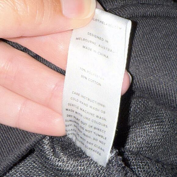 Wilo The Label Women’s Bella Half Zip Pullover Sweater Gray Size Small - Picture 5 of 5